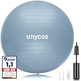 unycos - Gymnastikball 75 cm Sitzball Trainingsball für Yoga, Fitness,...