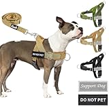 Eyein Hundegeschirr mit Leine für große mittelgroße Hunde, Weich gepolsterter...