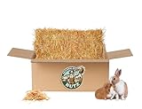 Strohballen 15  kg aus Gerstenstroh – für Kaninchen, Meerschweinchen,...