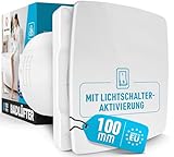 MEISTERBAU Badlüfter mit Lichtschalter-Aktivierung [Made in Europe] - Leiser...