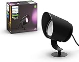 Philips Hue White & Color Ambiance Lily XL Gartenstrahler schwarz 950lm...
