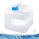Livdouyu Wasserkanister Faltbar Wasserkanister Mit Hahn 5L Trinkwasser...
