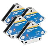 A aBlumen 4 Stück Schweißwinkel Schweißmagnet 13 kg / 28lbs Schweissmagneten...