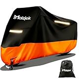 Maizjok Motorrad Abdeckplane Outdoor Motorradabdeckung Wasserdicht 210D Motorrad...