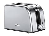 AEG AT 7750 Toaster / 7 Bräunungsgrad-Einstellungen / Stopp-, Auftau- &...