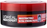L'Oréal Men Expert Indestructible Ultra Strong Paste für Männer, Haar Styling...