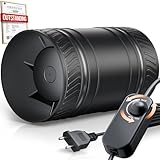 SBONNI 100 mm Rohrventilator Regelbar, Rohrlüfter 8 W, 310 m³/h,...