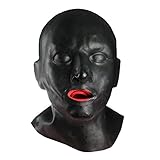 Hipipro Latex Kopfmaske Erwachsene Gefälschte Maske Gesichtsmaske Vollmaske mit...