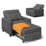 Xbro 3-in-1 Schlaferstuhl Schlafsofa, umwandelbares Sesselbett, Schlaferstuhl...