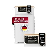 DENIOS PREMIUM Luftreiniger für Allergiker mit H14 HEPA Luftfilter, 1...