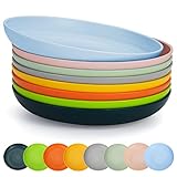 Berglander teller set 8 Farben 23cm Wiederverwendbares für Nudelschalen...