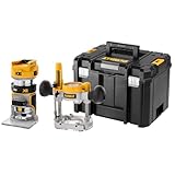 DEWALT 18V Akku-Kombifräse (einsetzbar als Ober- oder Kantenfräse,...