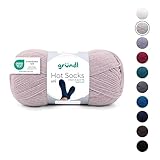 Gründl Wolle Hot Socks uni 100 4-fach - Sockenwolle für 1 Paar Socken -...