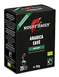 Mount Hagen Bio FT Naturland Instant Kaffee Sticks, 25x2g, entkoffeiniert