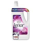 LENOR Color Flüssigwaschmittel Amethyst Blossom Dream, 100 Waschladungen, tiefe...