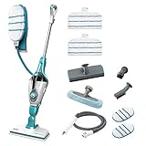 Black+Decker 15-in-1 Dampfbesen Steam-mop (mit Steamitt Dampfhandschuh zur...