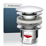 KIRCHHOFF Design Universal Waschbecken Ablaufgarnitur, Pop Up...