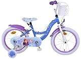 Volare Disney Frozen 2 16-Zoll-Kinderfahrrad Blau/Lila - Sicherheit, Spaß und...