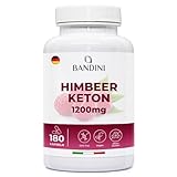 Bandini® Himbeer Keton 1200 mg - Raspberry Ketone mit Himbeerfruchtextrakt -...