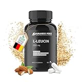 Amando Perez L Leucin Kapseln Hochdosiert 2250 mg pro Dosis - 100 Vegane Leucin...