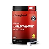 L-Glutamin Pulver 600g vegan - Geschmacksneutral - 5.000mg reines, bioaktives...