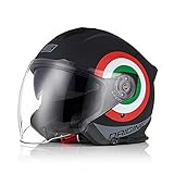 ORIGINE Motorradhelm Jethelm Roller Helm Scooter Helm Moped Mofa Helm mit...