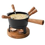 Boska Fondue Set Pro S - 2 bis 4 Personen - Käsefondue Teelichter mit Stil -...