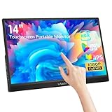Lrtzcbi Tragbarer Monitor Touchscreen 14 Zoll, HDR 1080P IPS Bildschirm 100%...