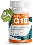 Q10 Kapseln hochdosiert 120x mit 200mg Coenzym Q10 pro Kapsel - hochwertiges...