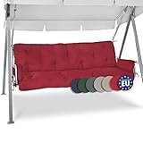 Beautissu Sitzkissen für Hollywoodschaukel 180x50x8cm Flair HS - Garten Auflage...