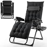TLGREEN Sonnenliege, Gartenliege, Liegestuhl klappbar, Tragfähigkeit 160KG,...