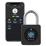 Vorhängeschloss Fingerabdruck, Eseesmart Schloss Fingerabdruck, Bluetooth...