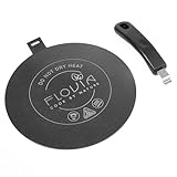Induktion Adapterplatte Ø24cm mit abnehmbarem Griff, Hitzediffusor für...