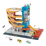 Matchbox Spielzeugautos und Spielset, Transport-Center mit 5 Etagen, von Kindern...
