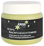 KREUL 74347 – Acryl Leuchtfarbe 150 ml, Nachtleuchtfarbe auf Wasserbasis, zum...