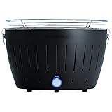 LotusGrill Classic Anthrazitgrau G340 der raucharme Holzkohlegrill/Tischgrill...