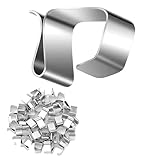 50 Stück Dachrinnenhaken für Lichterketten,Dachrinnenhalter,Metall Licht Haken...