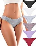 ALL OF ME 6er Pack Unterhosen Damen Baumwolle Unterwäsche Frauen Set Cotton...