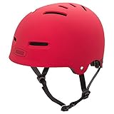 Nutcase - Zone, Fahrradhelm für Jugendliche und Erwachsene, Red Matte, Mittel
