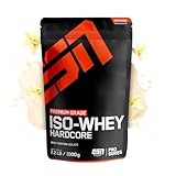 ESN IsoWhey Hardcore Proteinpulver, Vanilla (Classic), 1 kg, Bis zu 26 g Protein...