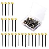 Dreamil Bildernägel 50 Stück Messing Bildaufhänger Set mit Aufbewahrungsbox...