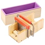 Seifenschneider Set Holz Handgemachte Seife mit Verstellbar Schneidetisch...