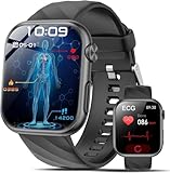 2025 Neu Smartwatch EKG+HRV/BMI/Harnsäure/ΒΙυtｚυcker Herren Damen, 1.97''...
