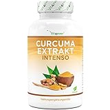 Curcuma Extrakt - 180 Kapseln - Premium: Mit 98% Extrakt - Curcumingehalt je...