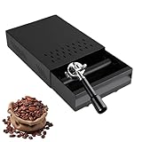 BAKENLON Kaffee Klopf Box Behälter, Edelstahl Kaffeemühlen Klopf Box,...