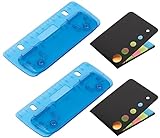 Set 2 Taschenlocher Mini-Taschenlocher zum Einheften, mit Haftnotizen, für 8 cm...