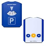 BIGtec Parkscheibe Auto Parkuhr mit Eiskratzer Schreibenkratzer 3 x...