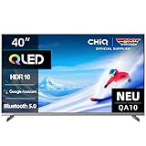 CHIQ 40QA10 40 Zoll Ful-HD QLED Smart TV, HDR10, Dolby Audio, Chromecast,...