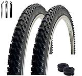 2 x VEE Rubber V158 26' Fahrradreifen Schwarz 50-559 (26 x 1.95) + 2 x passende...