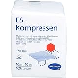 ES-KOMPRESSEN unsteril 10x10 cm 8fach 100 St